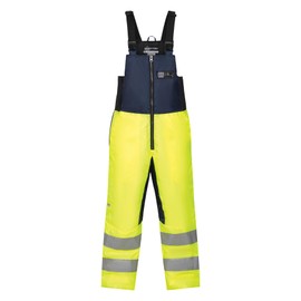 Ergodyne N-Ferno 6479 Insulated Freezer Bib Overalls, Hi Vis, Cold Storage Work Gear, Clo Value Comfort Rating 2.59 CLO