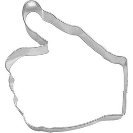 Aggie Thumbs Up 4 Inch Cookie Cutter from The Cookie Cutter Shop – Tin Plated Steel - Made in the USA