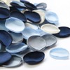 Floroom 300pcs Silk Rose Petals Dusty Blue Navy Flower Petals
