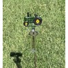 Tractor Rain Gauge and Garden Stake