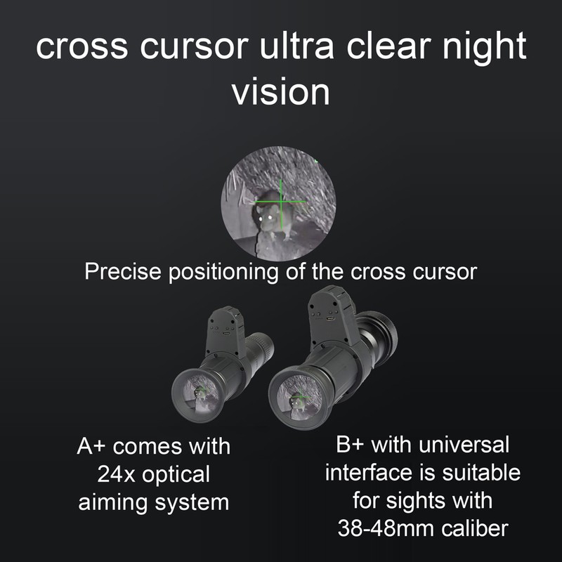 Monocular Crossing Cursor Digital Night-Visions Device Day Night Use Night-Visions