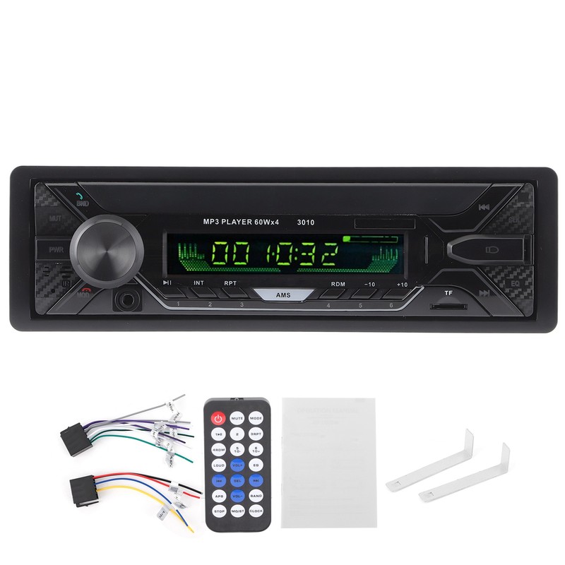 12V Car Bluetooth Multimedia Player FM Radio MP3 USB Charging