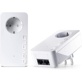 Devolo dLAN 500 Wireless+ (500 Mbit/s, WiFi repeater, power line) white