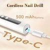 Cordless Electric Nail Drill, Professional Nail File 20,000RPM 3 Speeds,