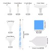 26pcs Diamond Point Drill Pen, Refillable Wax Pens Dotz Painting