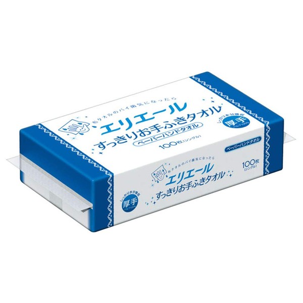 Daiou Paper Elleair Refreshing Dish Towel, Single, 100 Sheets x 40 Piece Set (4902011702897)