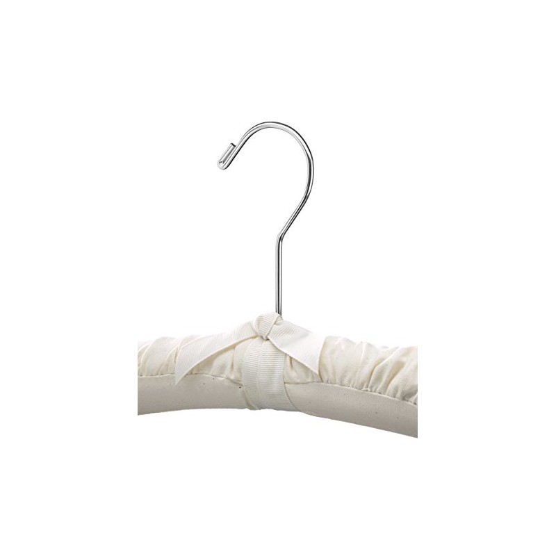 Whitmor Canvas Padded Hanger Shirt / Blouse Hangers, Set of