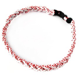 Drip Baseball Necklace Rope Braided Necklace Player Gameday Necklace (Baseball, 18")