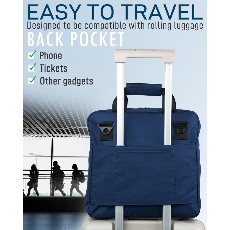 Kaitiaki 3 Ring Zipper Binder Bag with Handle and Shoulder