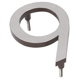 Montague Metal Products MHN-08-9-F-RB2 Floating House Number, 8" x 5.81" x 0.375", Roman Bronze Two Tone