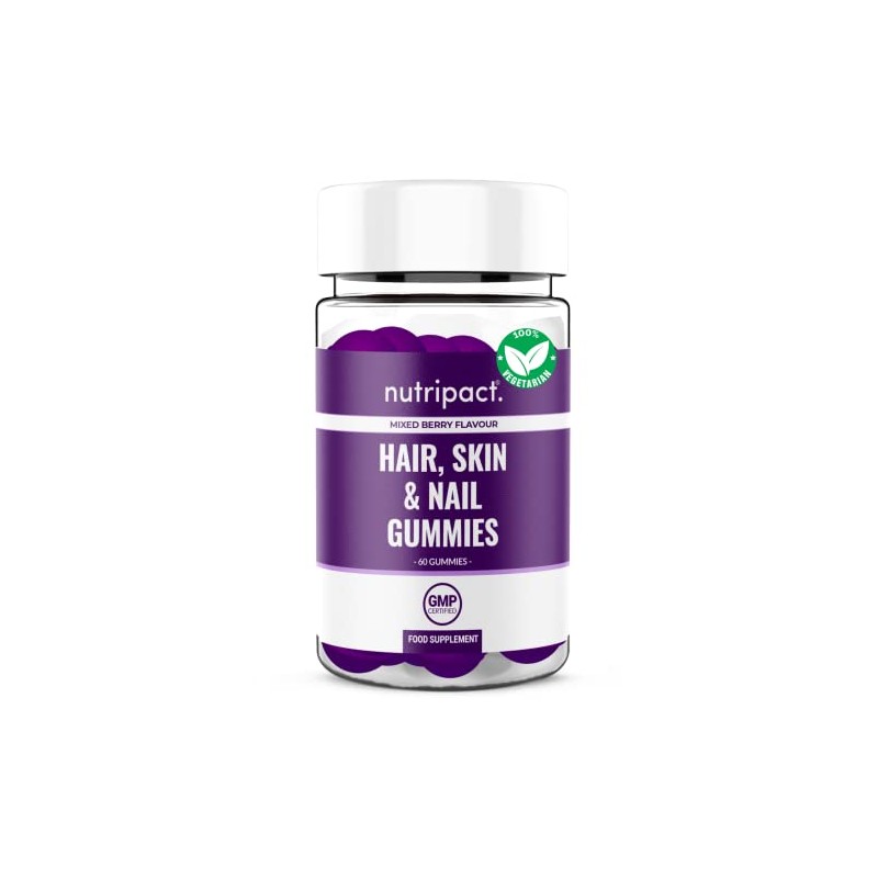 Hair Skin & Nails Gummies – Biotin Gummies with Zinc