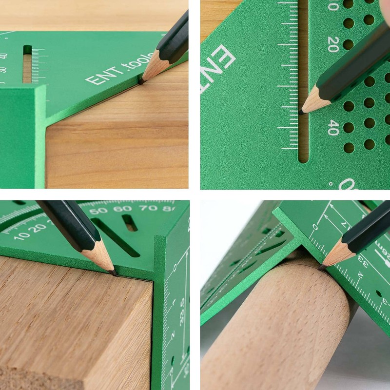 ENT 99003 mitre template, multi-tool, 3D drilling template, scribing template,