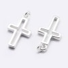 Unbranded 925 Sterling Silver Cross Pendants, Charms Hallmarked in Silver.12.5mm