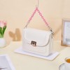 arricraft 1 Pc Cute Pink Acrylic Purse Strap Bag, 13.9