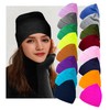 Gloop Winter Hat Fine Knit Beanie Baseball Cap Unisex for