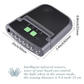 Mudder 2 Pieces LED Clip on Cap Lights USB Rechargeable Cap Flashlight Clip Waterproof Ultra Bright Hat Flashlight Headlamp for Fishing Camping Hand Work (Black,Gray)