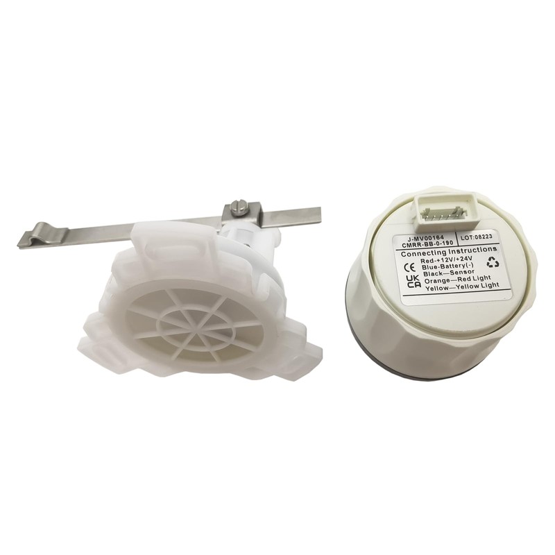 Maisutseb Boat Rudder Angle Meter,52mm Waterproof Rubber Angle Indicator,0-190ΩSignal Marine