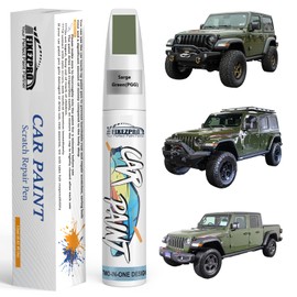 FIXEZPRO Sarge Green(PGG) Touch Up Paint for Jeep, Car Paint Scratch Repair Remover Pen Color Exact Match, Quick and Easy Fix Automotive Chips and Nicks Scuff