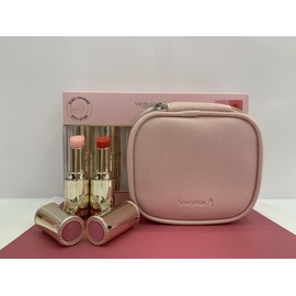 Sooryehan Yeon Silk Lip Balm Special (Pink + Red + Pouch + Sooryehan Bone Cleansing Foam 100ml) / 수려한 연 실크 립밤 특별기획 (핑크+레드+파우치+수려한 본 클렌징폼 100ml)
