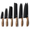 CAROTE 12PCS Knife Set, Kitchen Knife Set with Safe Guards,