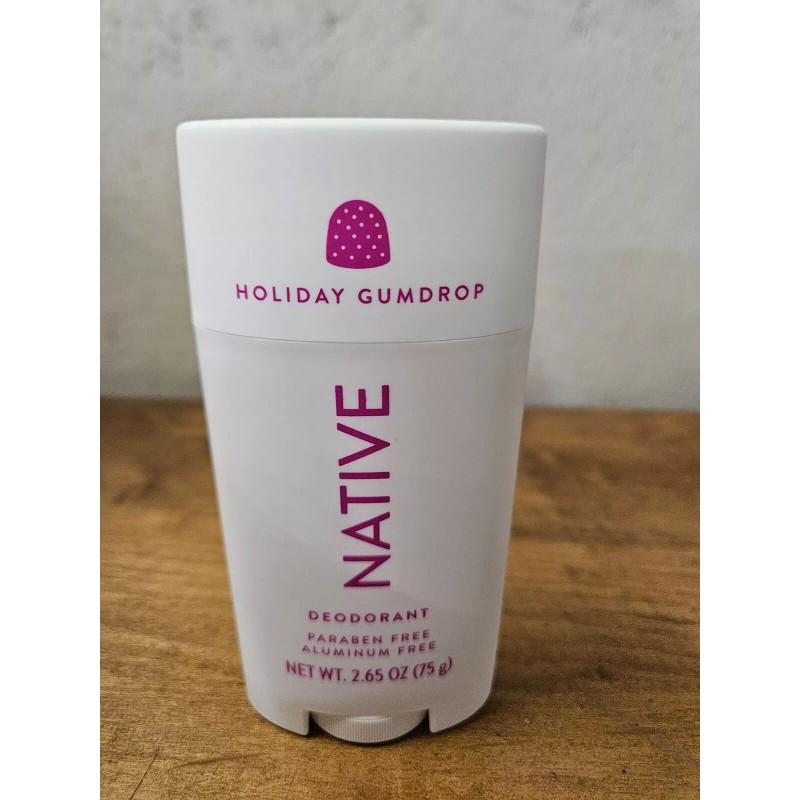 Native Deodorant Antiperspirant 2.65oz Paraben / Aluminum Free Holiday Scents