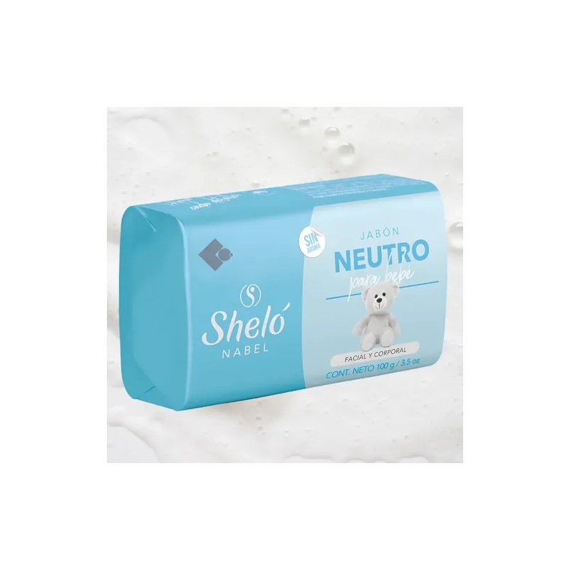 Jabón Neutro Para Bebé Sin Aroma Shelo Nabel 100g
