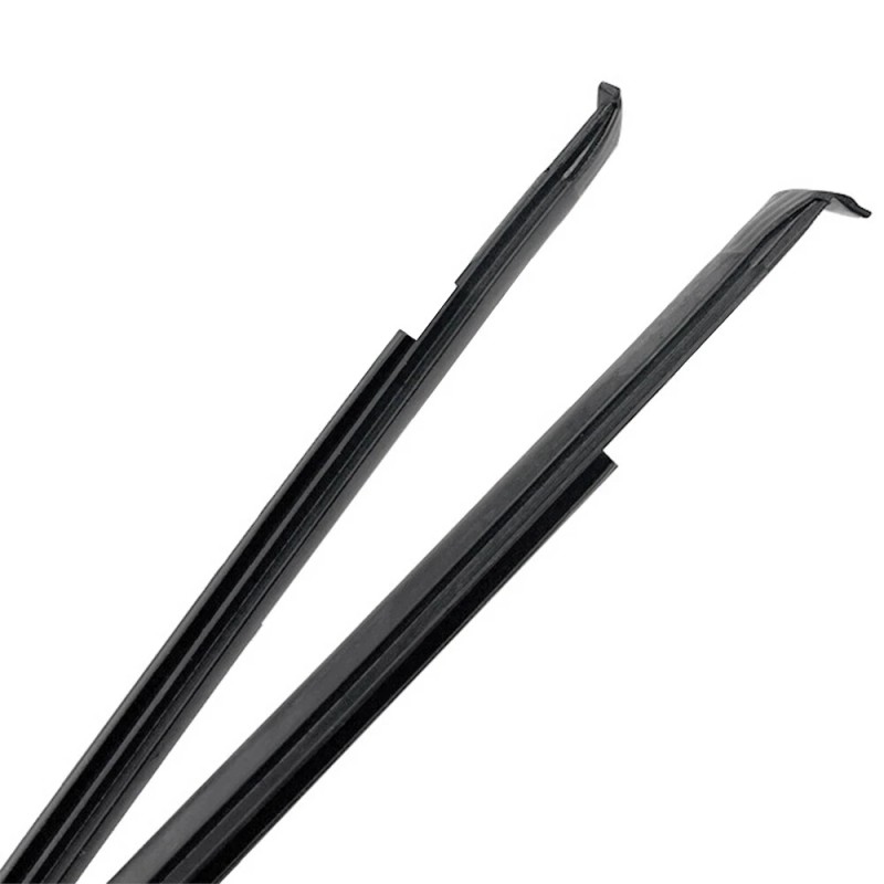 Unbranded 2Pcs Black Roof Strip Trim Molding Sealant Kit For