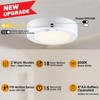 LIT-PaTH Battery Operated Motion Sensor LED Ceiling Light, 3000K 140