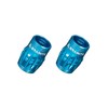 Granite Juicy Nipples Schrader Valve Core Remover Caps, 2 Pcs