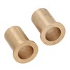 2Pcs Bell Crank Throttle Shaft Linkage Bushings Brass Rustproof for