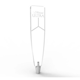 FixtureDisplays Acrylic Beer Tap Plexiglass Lucite Michelob Ultra Beer Faceut Tap Handle Display