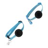2pcs Reflective Dog Collar Soft Nylon Dog Collar Adjustable Pet