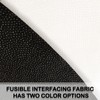 Fusible Interfacing Fabric White Non Woven One Sided Granular Glue
