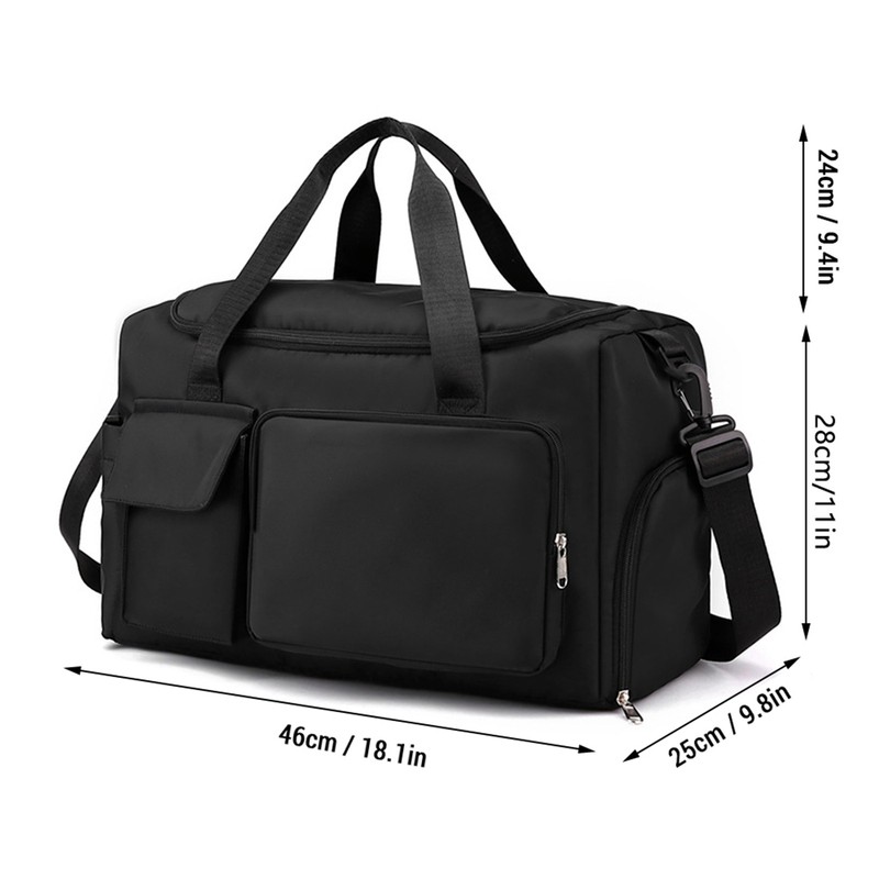 Sports Gym Bag Duffel Bag with Shoe Compartment Weekender Travel