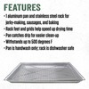 LEM Products 18” by 13” Jerky Pan and Rack Set,