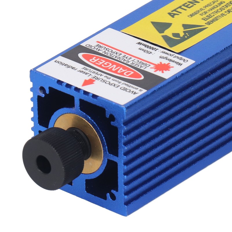 12V 10W Engraver Laser Module Focusable Engraving Machine Blue Light