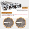 johntruck 4 Pack Clutch Head Bit Socket Set Used with