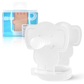 MEDITOY Baby Wrist Teether – Soft & Hygienic Soothing Aid for Teething Discomfort in Babies 3-12 Months, BPA-Free LSR Silicone, Adjustable Wristband, Heat-Resistant, Easy to Clean, Elephant Design