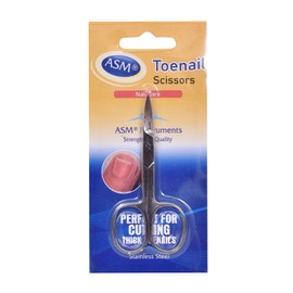 Nail Scissors Cuticle Clipper 3.9" Curved Stainless Steel Manicure Cutter