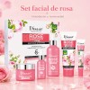 Crema Extracto Rosas. Ceramidas, Arrugas, Hidratante, 5 Pzs