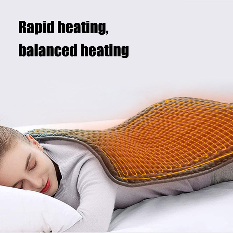 Back Electric Heating Pad 6 Levels Rapid Heating 60x30cm Soft
