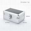 October 1st 3 Watch Case Storage Aluminum Box for Men
