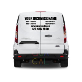 Large Custom Business Services Vinyl Van Car Truck Decal Window Vehicle Sticker