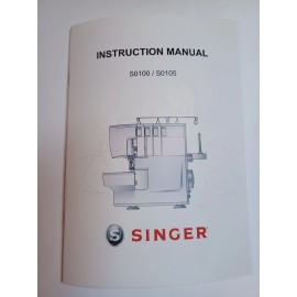 Singer S0100 Manual for Serger Machine  (Also S0105)