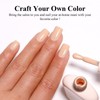 Imtiti Nude Gel Nail Polish, 1Pcs Natural Soak Off UV