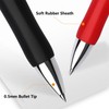 Retractable Liquid Gel Ink Pen - 0.5mm Bullet Tip Smooth