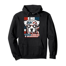 dog moms for trump 2024 dogs republicans elections president Pullover Hoodie