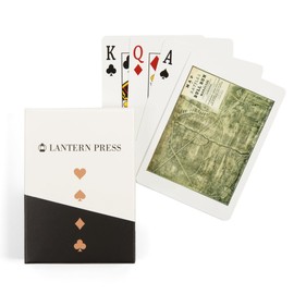 Lantern Press First Battle of Bull Run, Civil War Panoramic Map (52 Playing Cards, Poker Size Card Deck with Jokers)