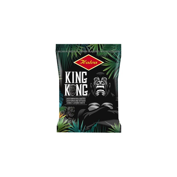 Halva King Kong Original Liquorice 1 Pack of 135 g