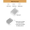 TYAMTOGSM Phone Wall Mount Storage Organizer, (White)